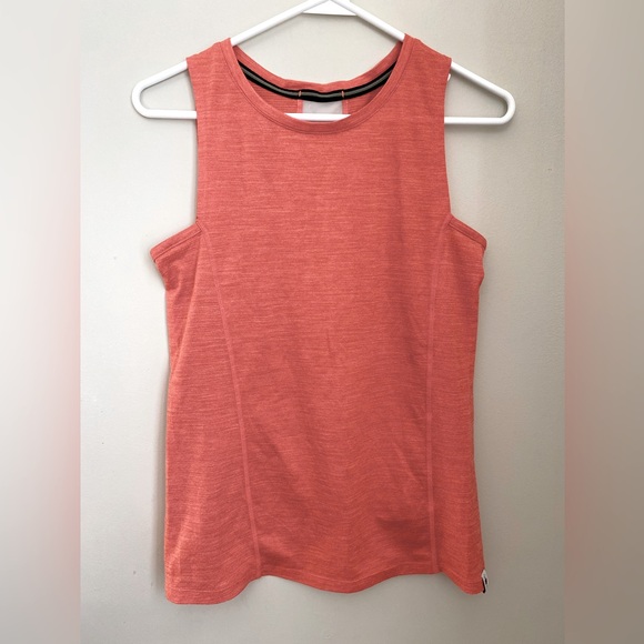 SMARTWOOL Merino Sport 150 Tank Light Coral Sleeveless Women's XS - Picture 2 of 11